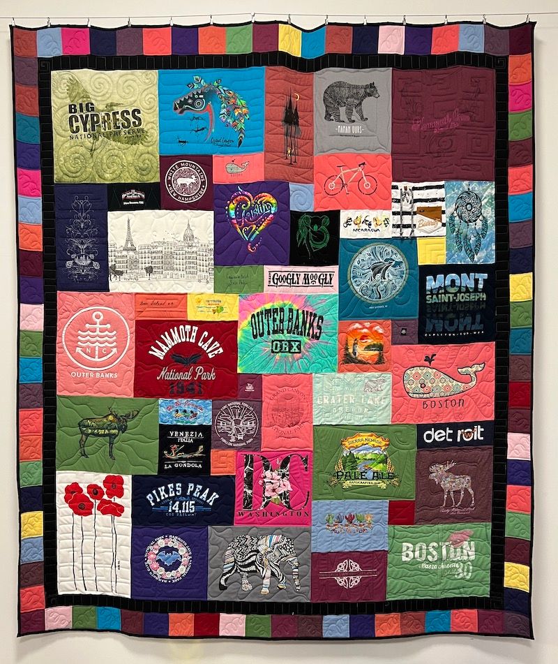 Free t shirt outlet quilt patterns for beginners